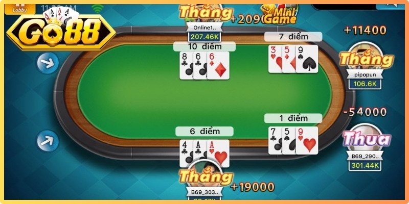 Bí quyết chơi bài 3 cây online chắc thắng được cao thủ bật mí