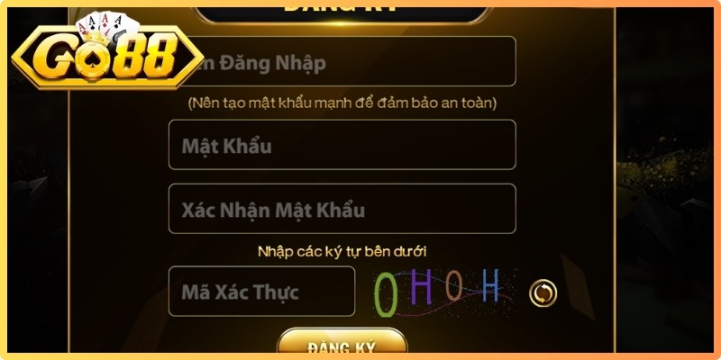 Đăng Ký Go88 - Hướng Dẫn Tạo Tài Khoản Nhanh Siêu Tốc 1 Các điều kiện cơ bản để đăng ký Go88 thành công