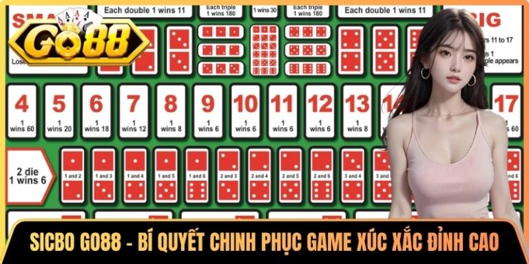 Sicbo Go88 - Bí Quyết Chinh Phục Game Xúc Xắc Đỉnh Cao
