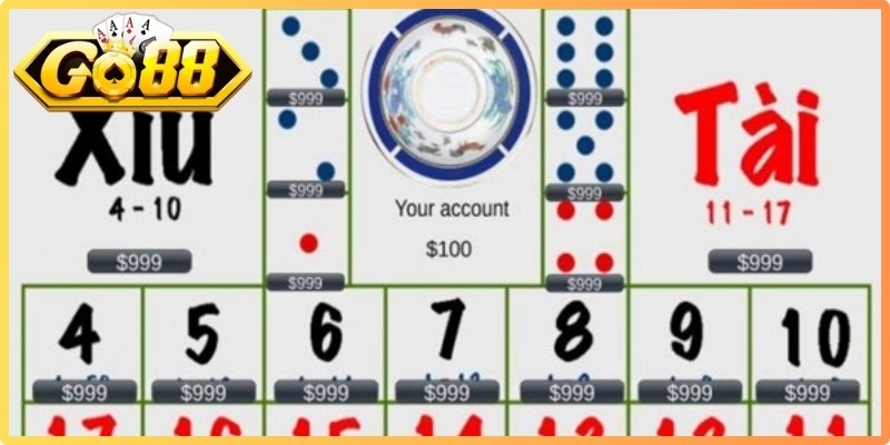 Bí kíp vàng giúp anh em làm chủ cuộc chơi Tài Xỉu Go88